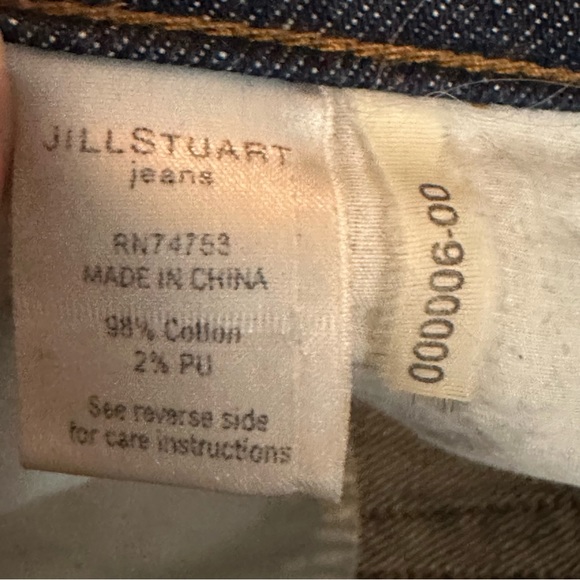 Jill Stuart Vintage Boot Cut Straight Leg Jeans Sz 8 - Picture 7 of 7